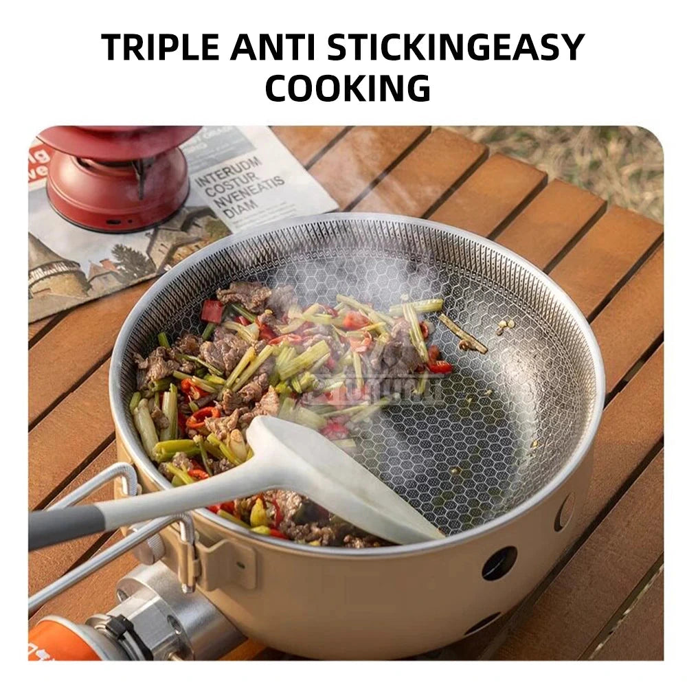 Portable Camping Frying Pan – Outdoor Cooking Skillet