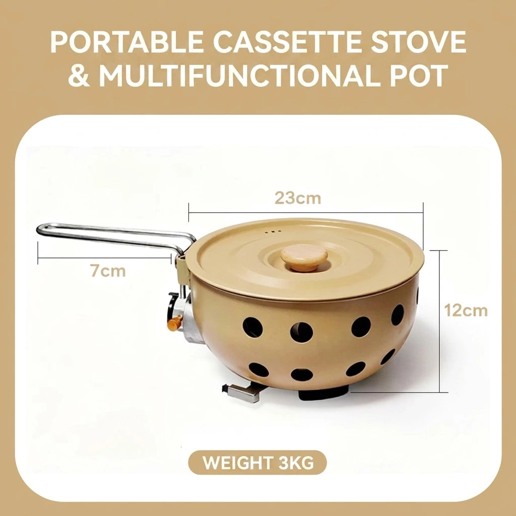 Portable Camping Frying Pan – Outdoor Cooking Skillet