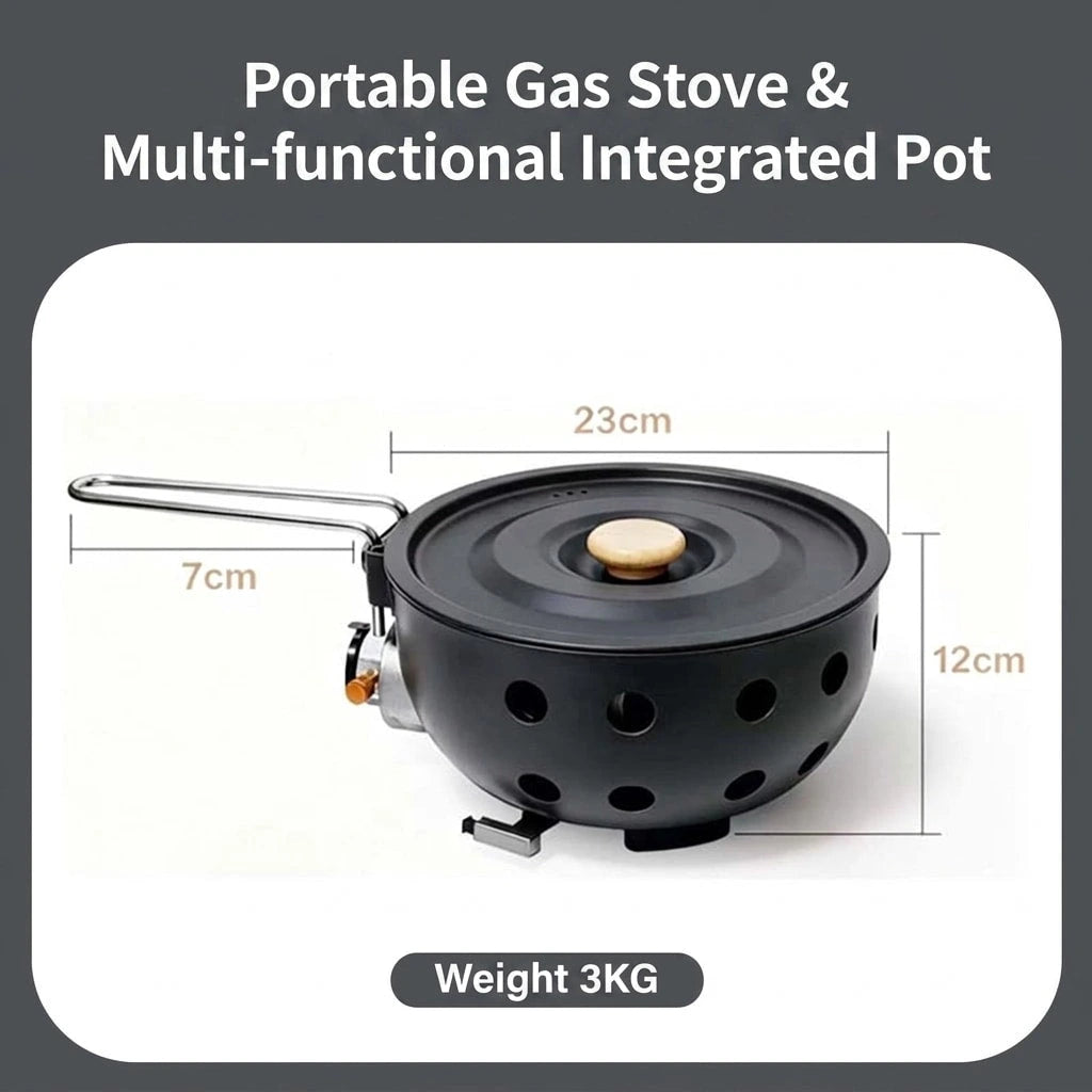 Portable Camping Frying Pan – Outdoor Cooking Skillet