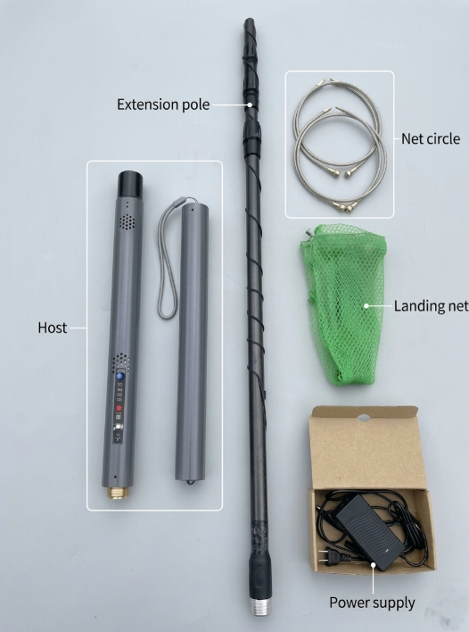 Electric Fishing Rod with Rechargeable Handle – Portable Fishing Pole for Outdoor Fishing