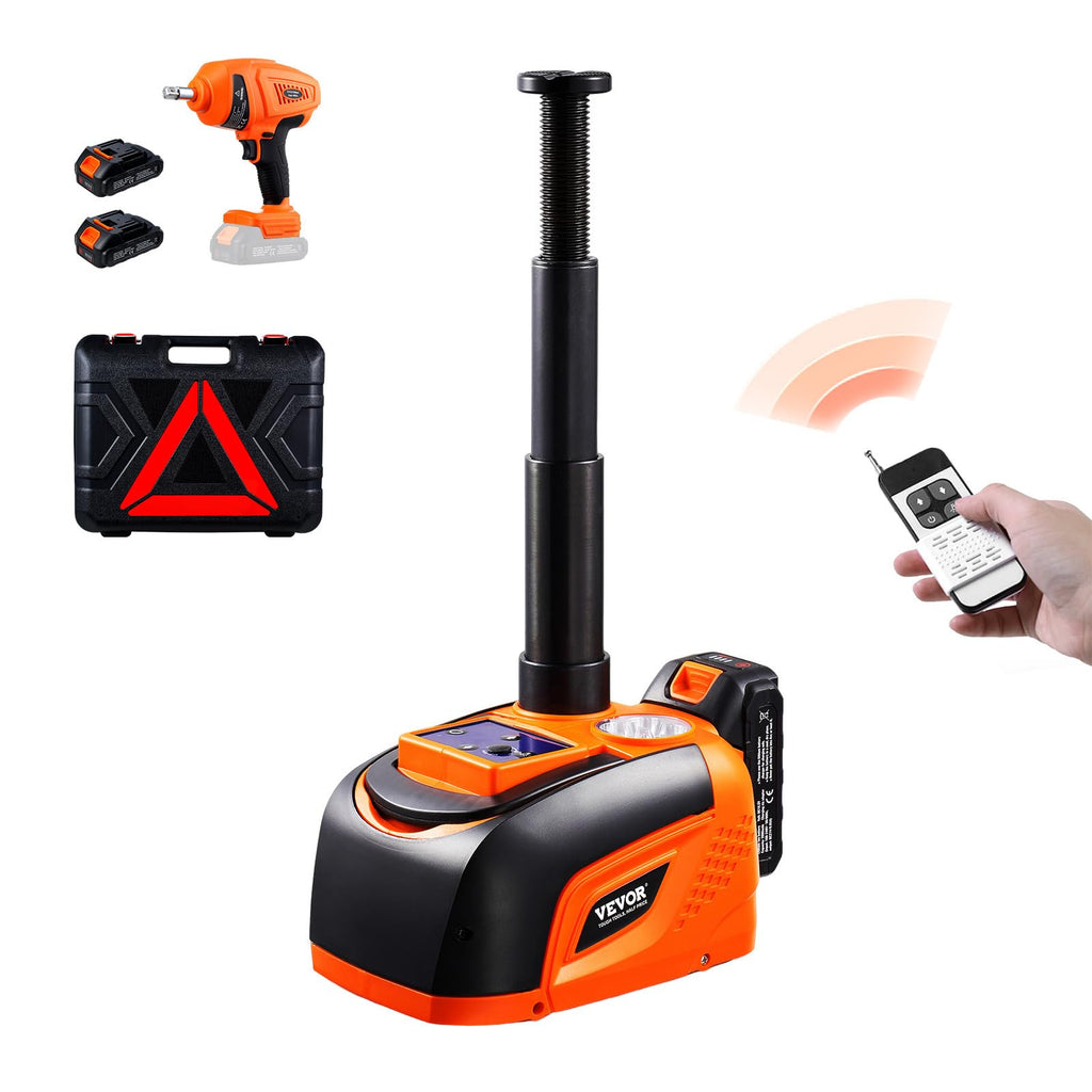 12V Electric Car Jack Kit with Impact Wrench – Portable Emergency Tire Repair Tool