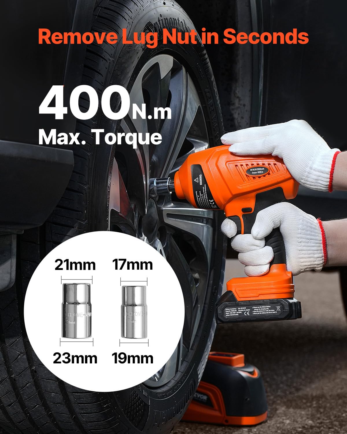 12V Electric Car Jack Kit with Impact Wrench – Portable Emergency Tire Repair Tool